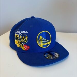 New Era Golden State Warriors 9FIFTY Snapback Blue Yellow NBA Nike